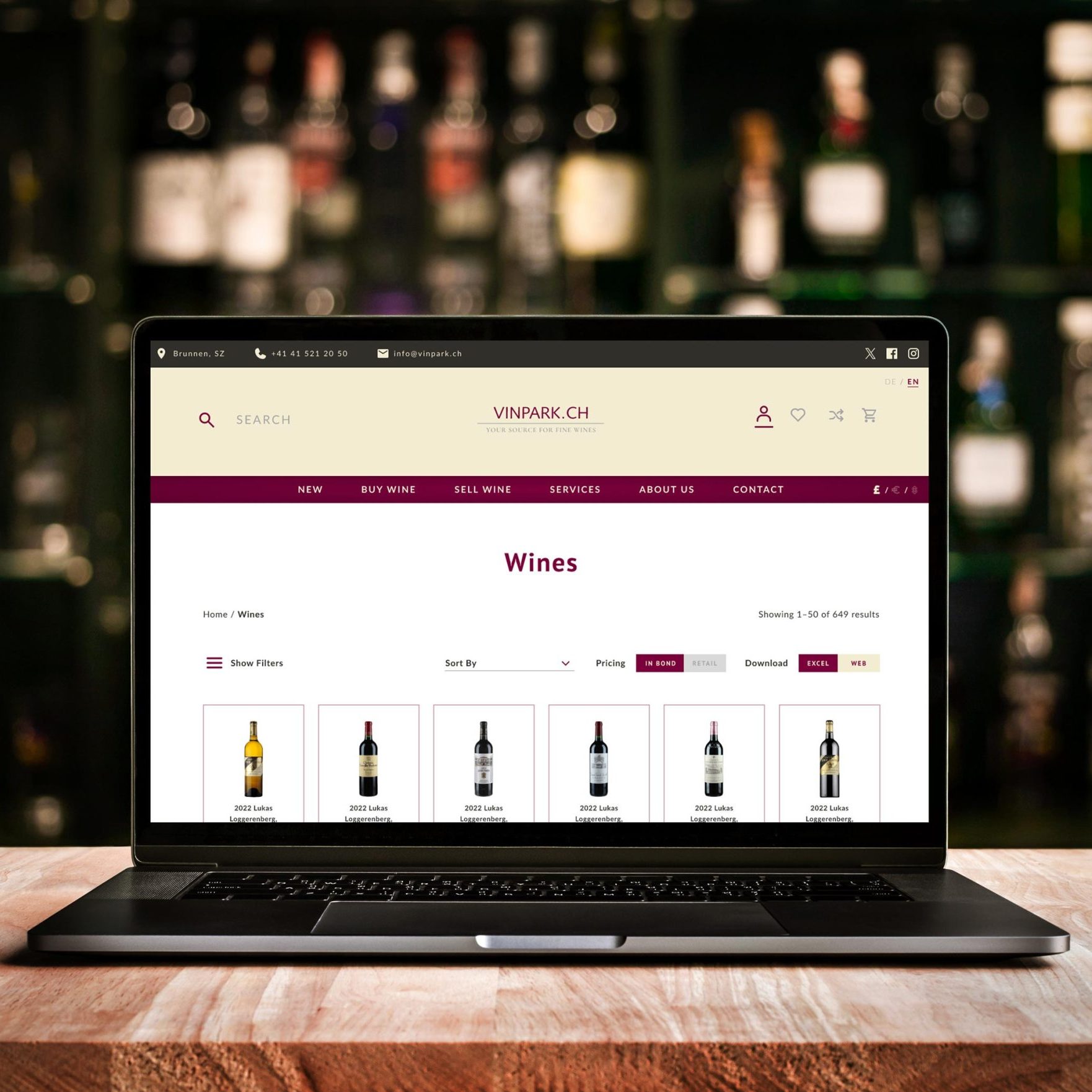 Fine Wine Online Shop & Wine Merchant - VINPARK